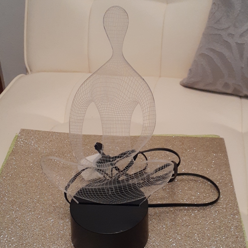 3D Sitting  Meditation 7 Color Lamp.